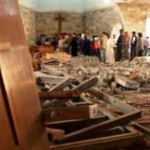 gereja dihancurkan isis