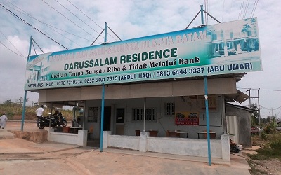 Kantor pemasaran perumahan Darussalam Residence . foto (potretkepri.com)