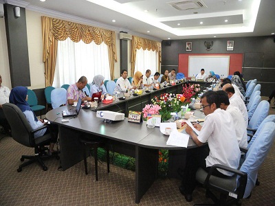Suasana Rapat Persiapan Rakernas Adeksi Ke-III Tahun 2018 di Kota Batam.